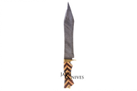Bowie Style hunting knive with Damascus blade