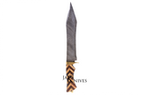 Bowie Style hunting knive with Damascus blade