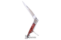 Folding knife with corkscrew