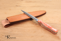 Kitchen knife with Damascus blade