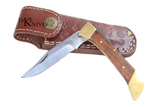 Click to open folding knife