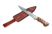 Bowie Style hunting knive with Damascus blade