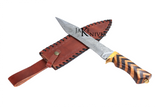 Bowie Style hunting knive with Damascus blade