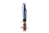 Bowie style hunting knife