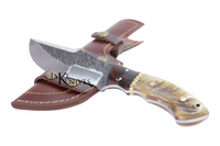 Hunting knife with custom blade form