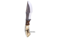 Hunting knife with custom blade form