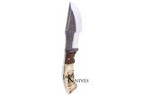 Hunting knife with custom blade form